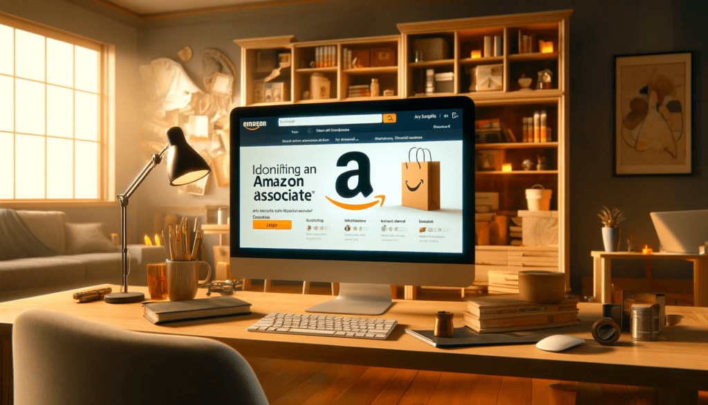 Identifying as an Amazon Associate