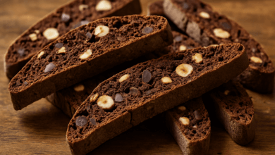 Chocolate and Hazelnut Biscotti