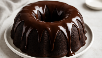 Dark Chocolate Bundt Cake