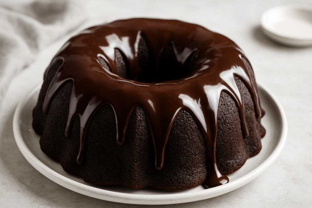 Dark Chocolate Bundt Cake
