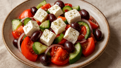 Greek Salad with Feta Cheese