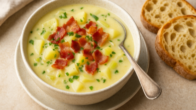 Leek and Bacon Chowder