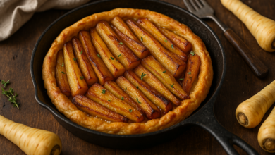 Parsnip Tarte Tatin