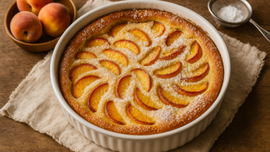 Peach Flaugnarde Recipe