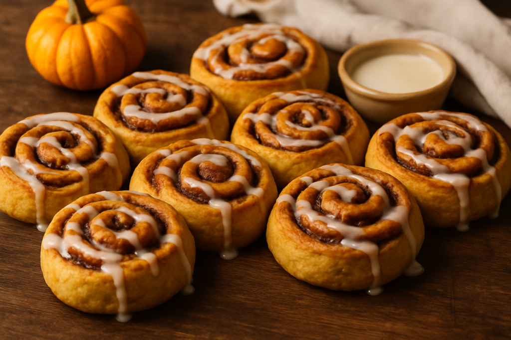 Pumpkin Cinnamon Rolls