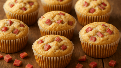 Rhubarb Muffins