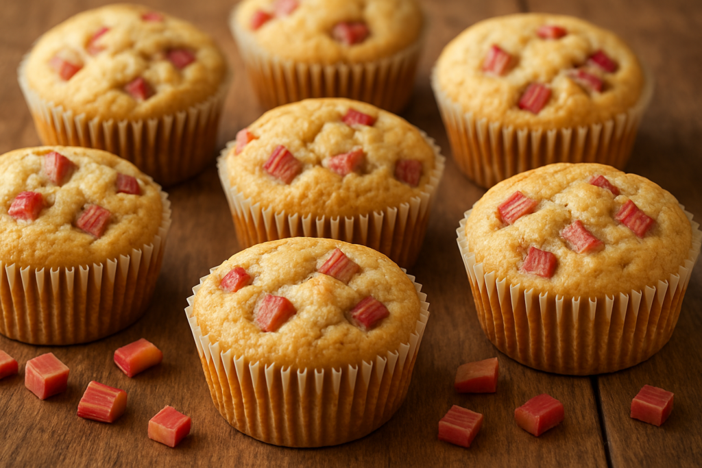 Rhubarb Muffins 
