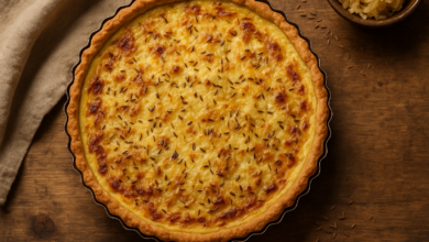 Sauerkraut Quiche