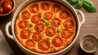 Tomato Clafoutis